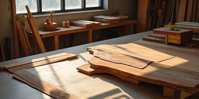 Eco-friendly woodworking workshop